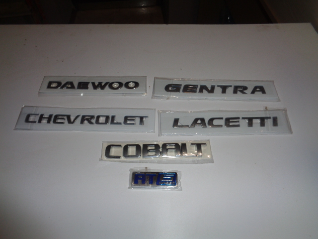 Надпись на багажник DAEWOO CHEVROLET LACETTI GENTRA COBALT в ассортименте